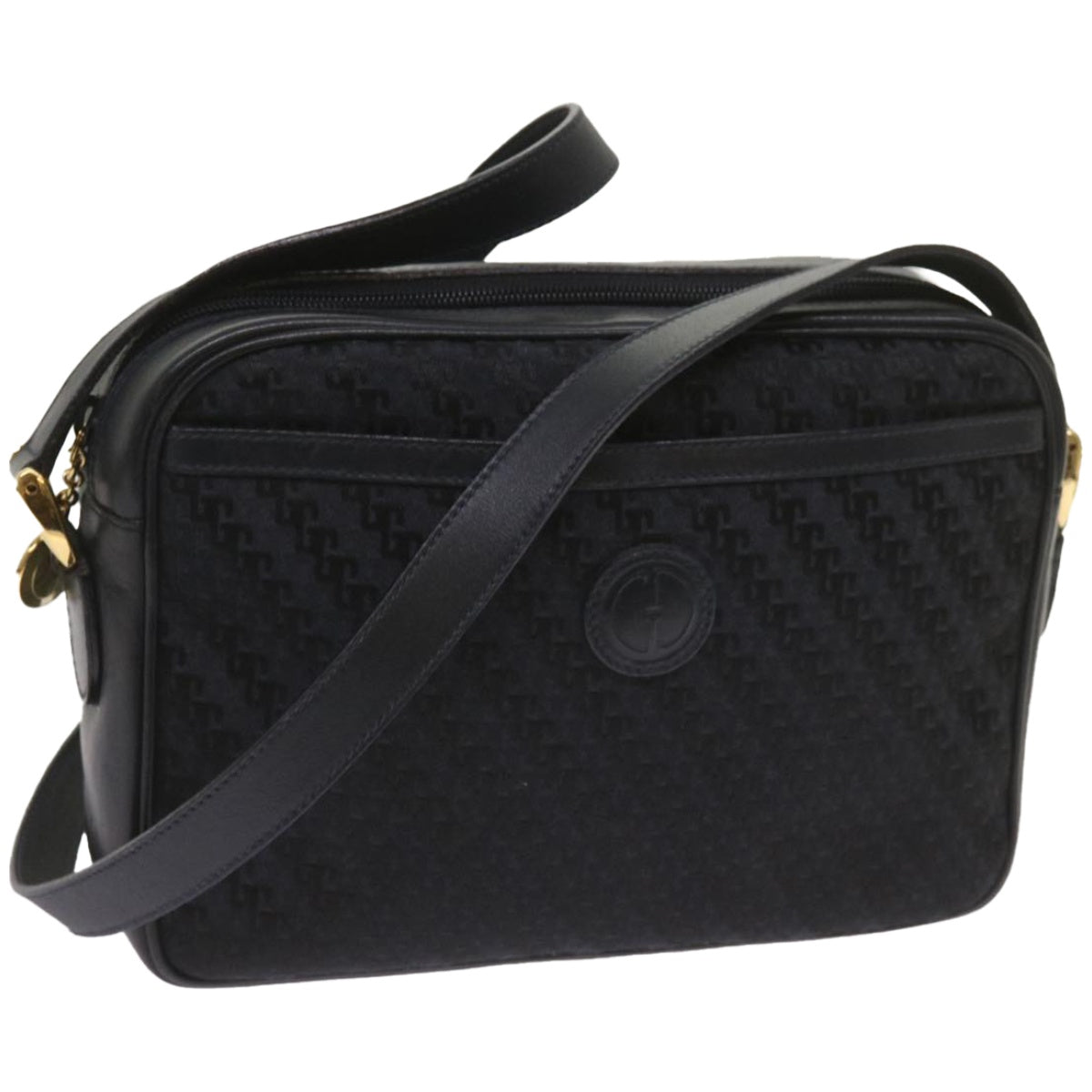 GUCCI Shoulder Bag Canvas Navy 007 444 0162  ep3302