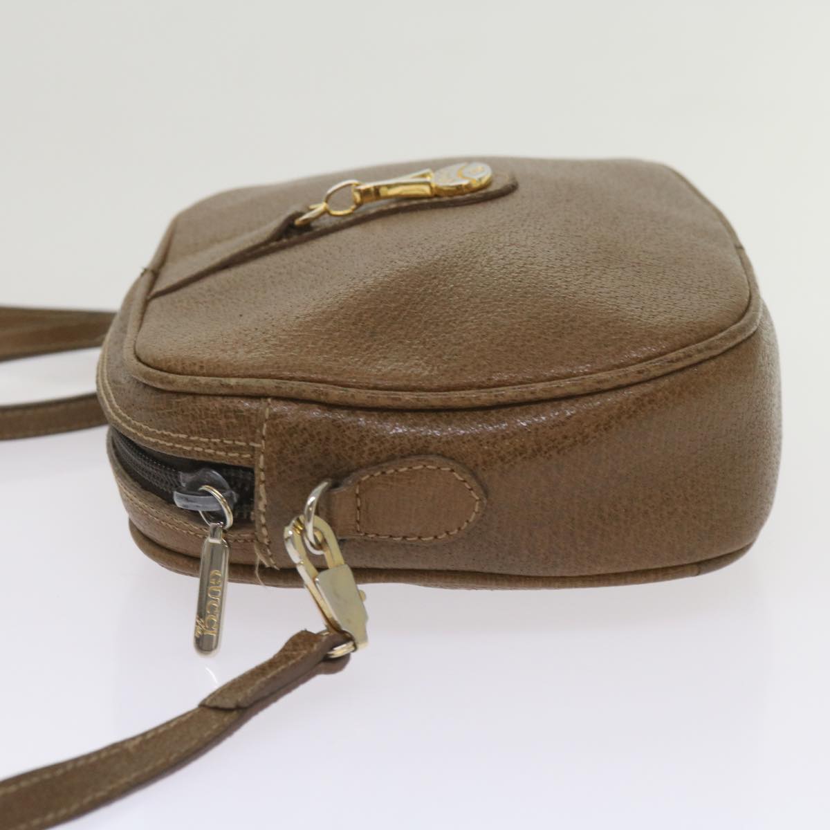 GUCCI Shoulder Bag Leather Brown  ep3304