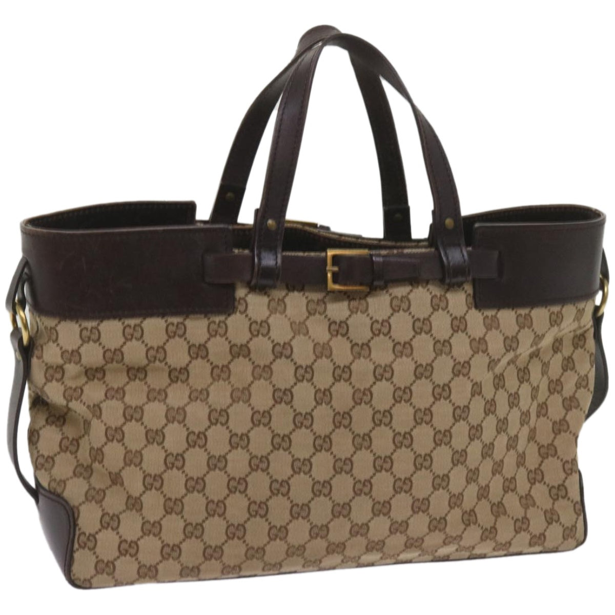 GUCCI GG Canvas Hand Bag Beige 106251  ep3361
