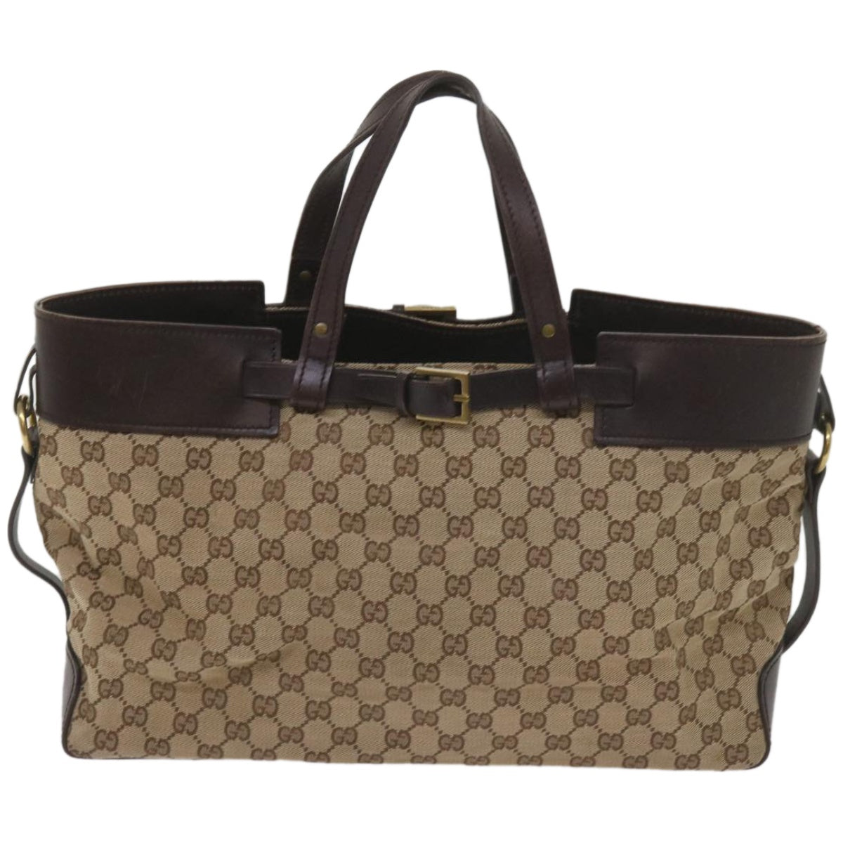 GUCCI GG Canvas Hand Bag Beige 106251  ep3361