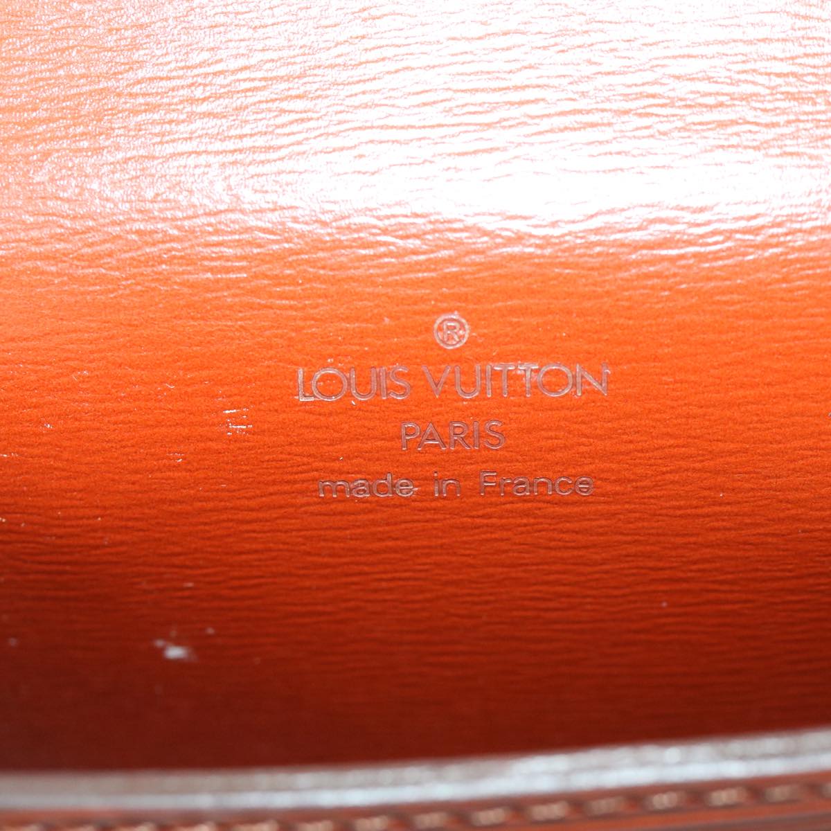 LOUIS VUITTON Epi Tilsitt Pouch Brown M52603 LV ep3395