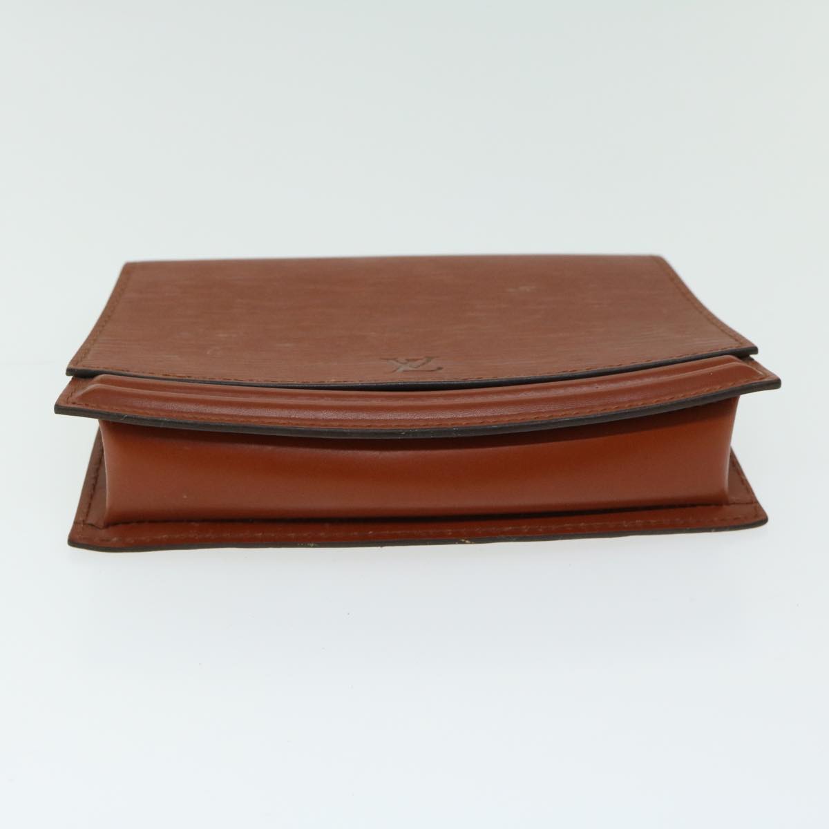 LOUIS VUITTON Epi Tilsitt Pouch Brown M52603 LV ep3395