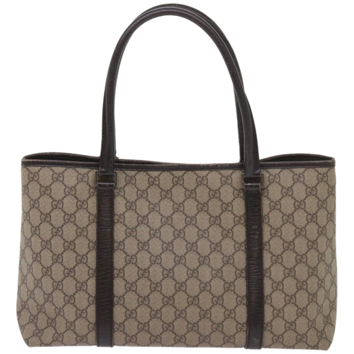 GUCCI GG Supreme Tote Bag PVC Beige 114595  ep3427