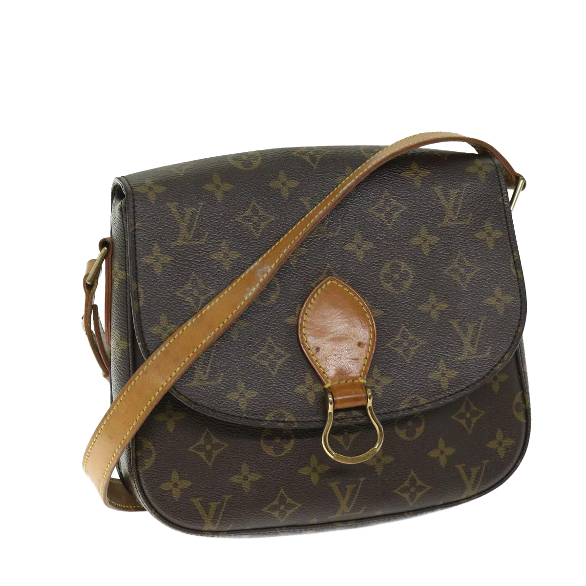 LOUIS VUITTON Monogram Saint Cloud GM Shoulder Bag M51242 LV ep3455