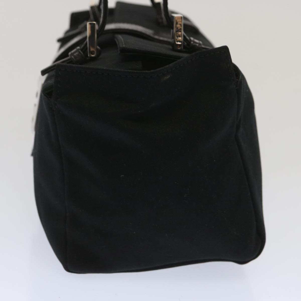 Luxury FendiMamma Baguette Shoulder Bag Nylon Blackep3486