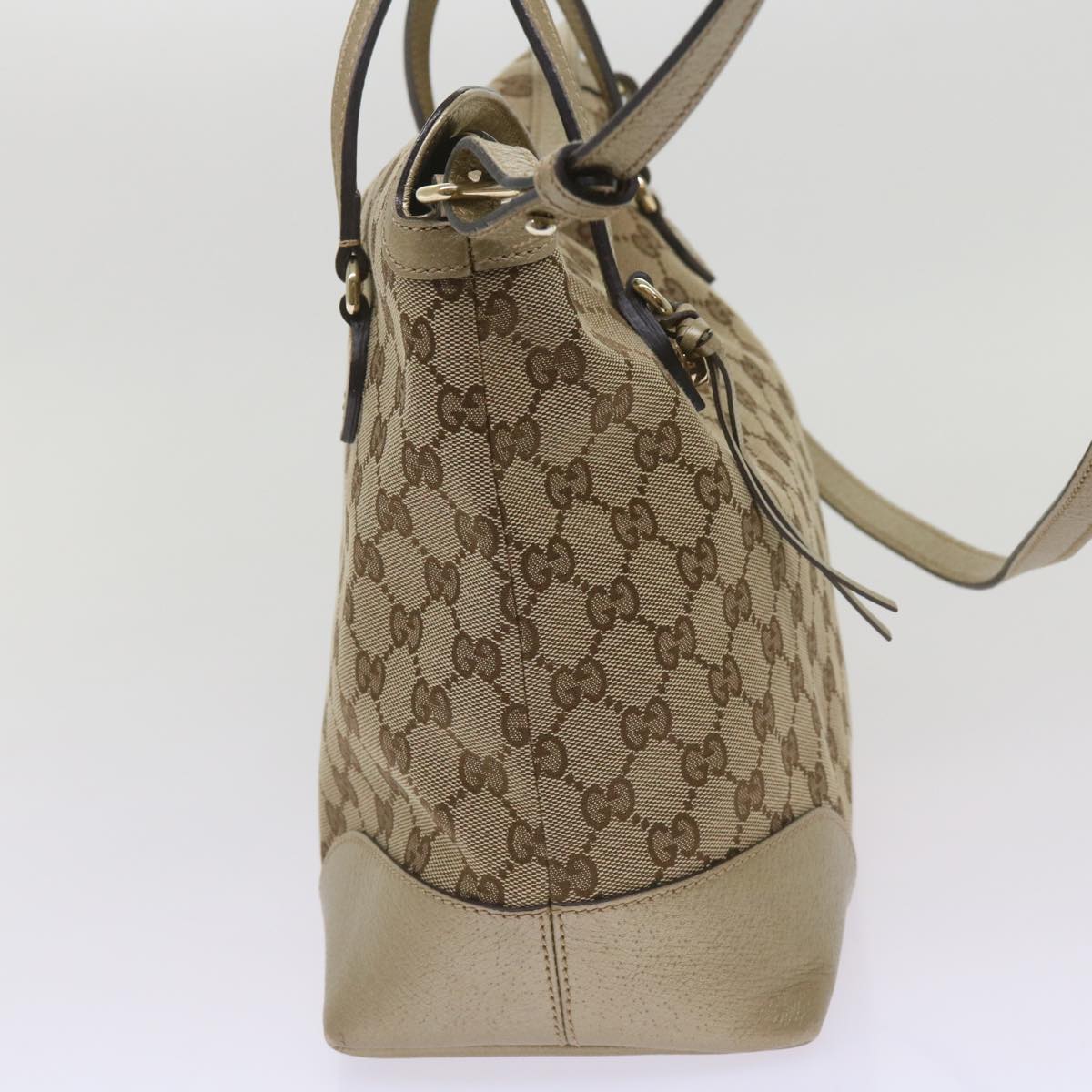 GUCCI GG Canvas Tote Bag 2way Beige 353120  ep3497