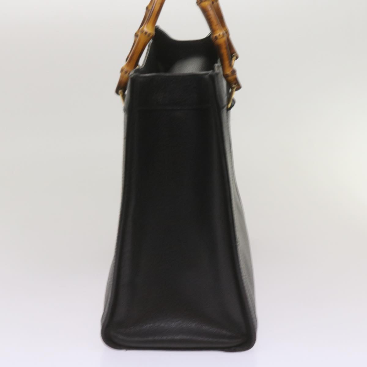 GUCCI Bamboo Hand Bag Leather Black 002 0260  ep3499