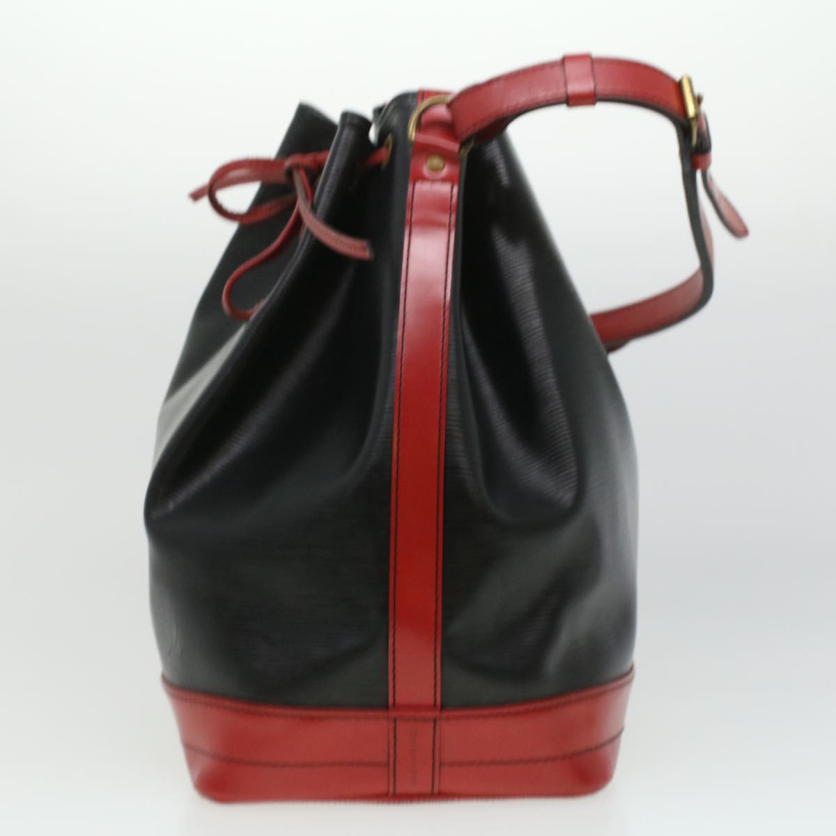 LOUIS VUITTON Epi Noe Shoulder Bag bicolor Black Red M44017 LV ep351