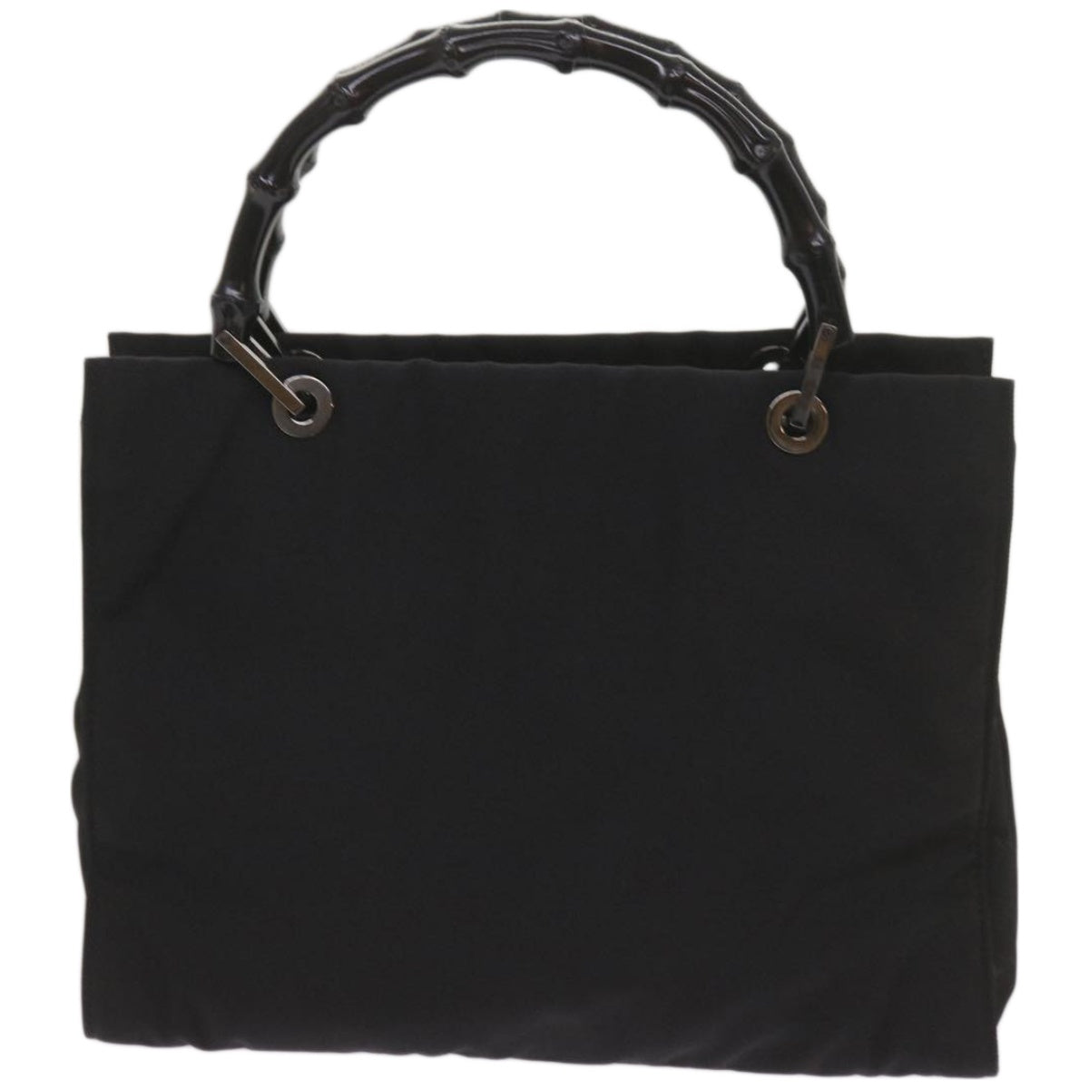 GUCCI Bamboo Hand Bag Canvas Black 002 1016  ep3520