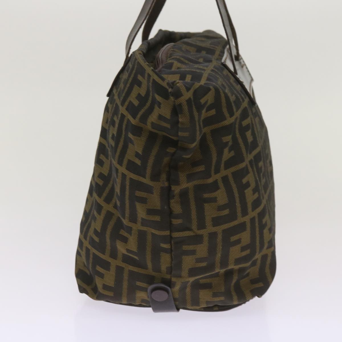Luxury FendiZucca Canvas Hand Bag Black Brownep3561