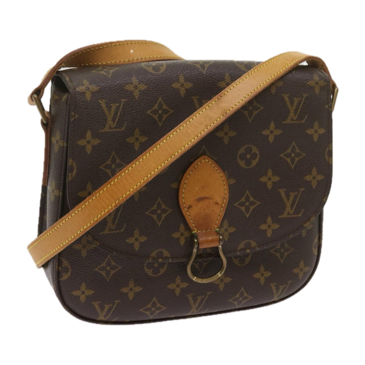 LOUIS VUITTON Monogram Saint Cloud GM Shoulder Bag M51242 LV ep3649