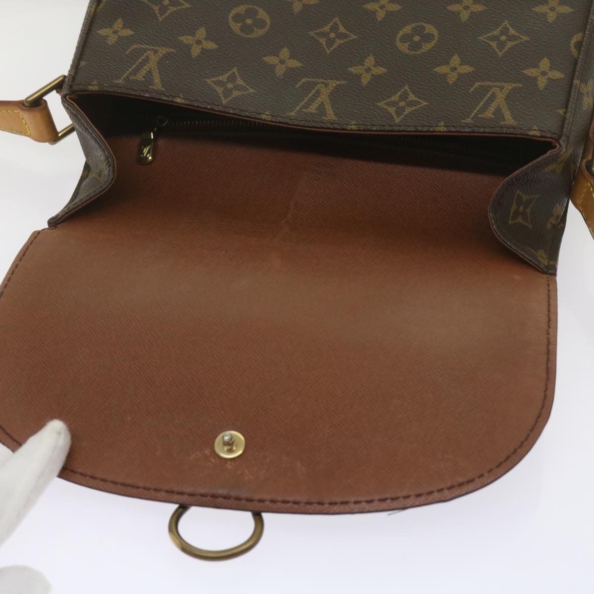 LOUIS VUITTON Monogram Saint Cloud GM Shoulder Bag M51242 LV ep3649