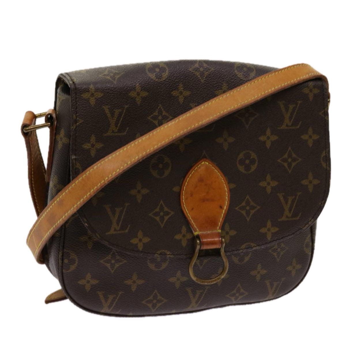 LOUIS VUITTON Monogram Saint Cloud GM Shoulder Bag M51242 LV ep3729
