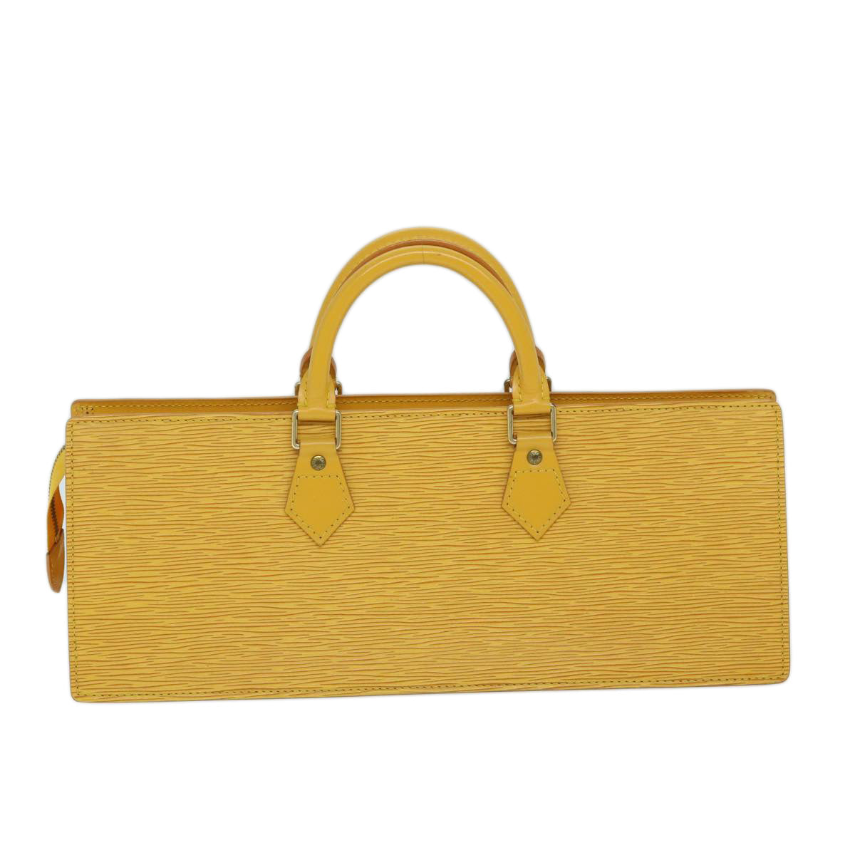 LOUIS VUITTON Epi Sac Triangle Hand Bag Yellow M52099 LV ep3761