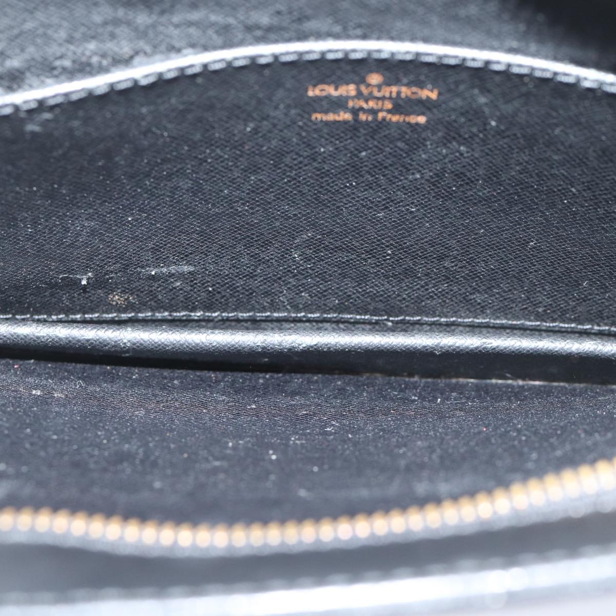 LOUIS VUITTON Epi Pochette Homme Clutch Bag Black M52522 LV ep3793