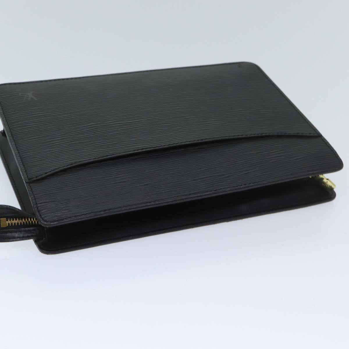 LOUIS VUITTON Epi Pochette Homme Clutch Bag Black M52522 LV ep3793