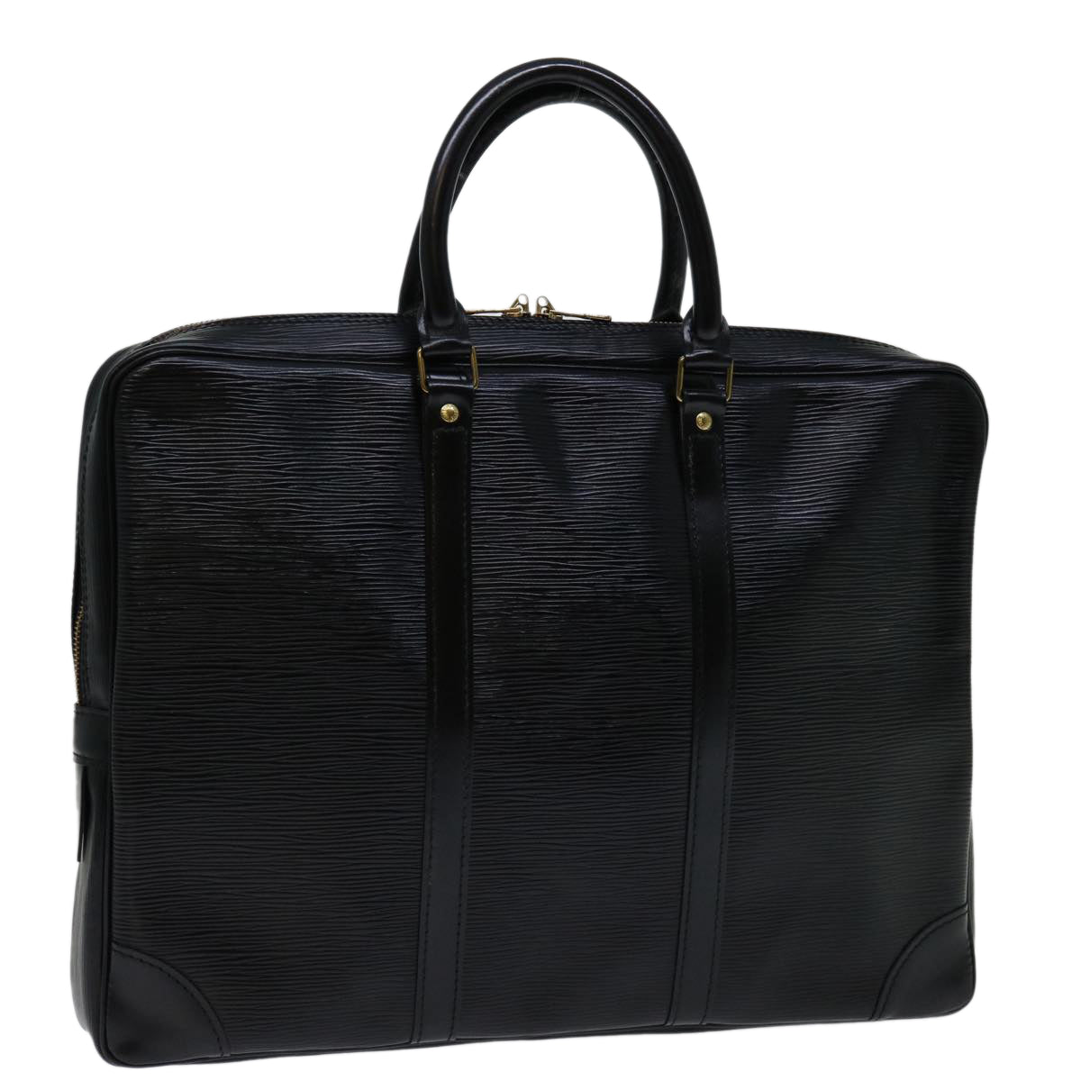 LOUIS VUITTON Epi Porte Documents Voyage Business Bag Black M54472 ep3819