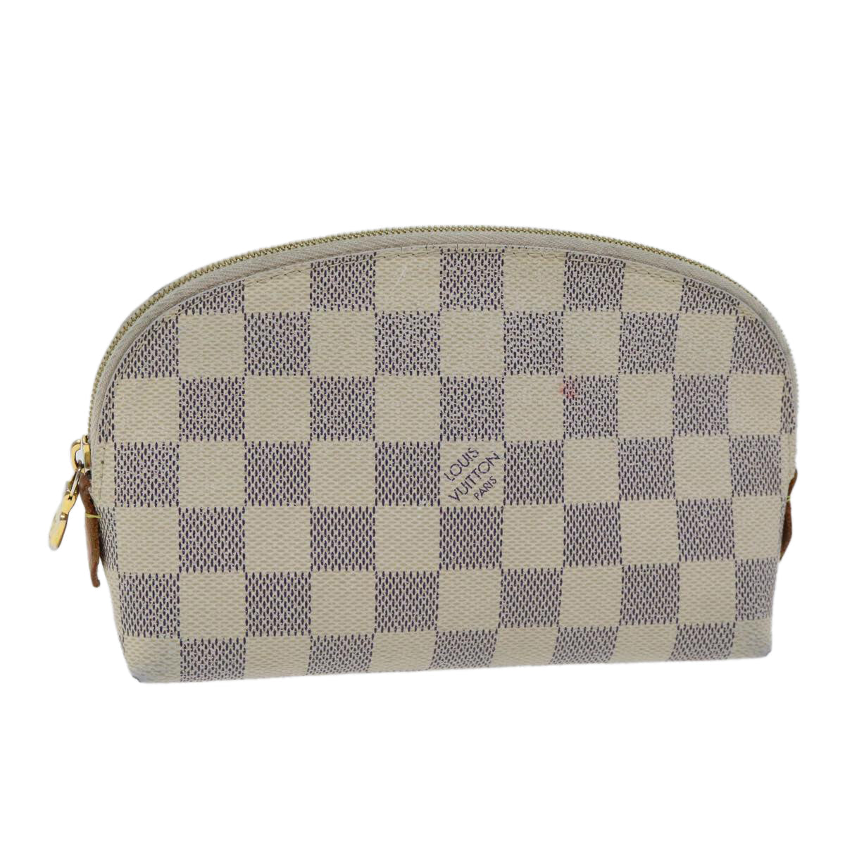 LOUIS VUITTON Damier Azur Pochette Cosmetic PM Pouch N60024 LV ep3874