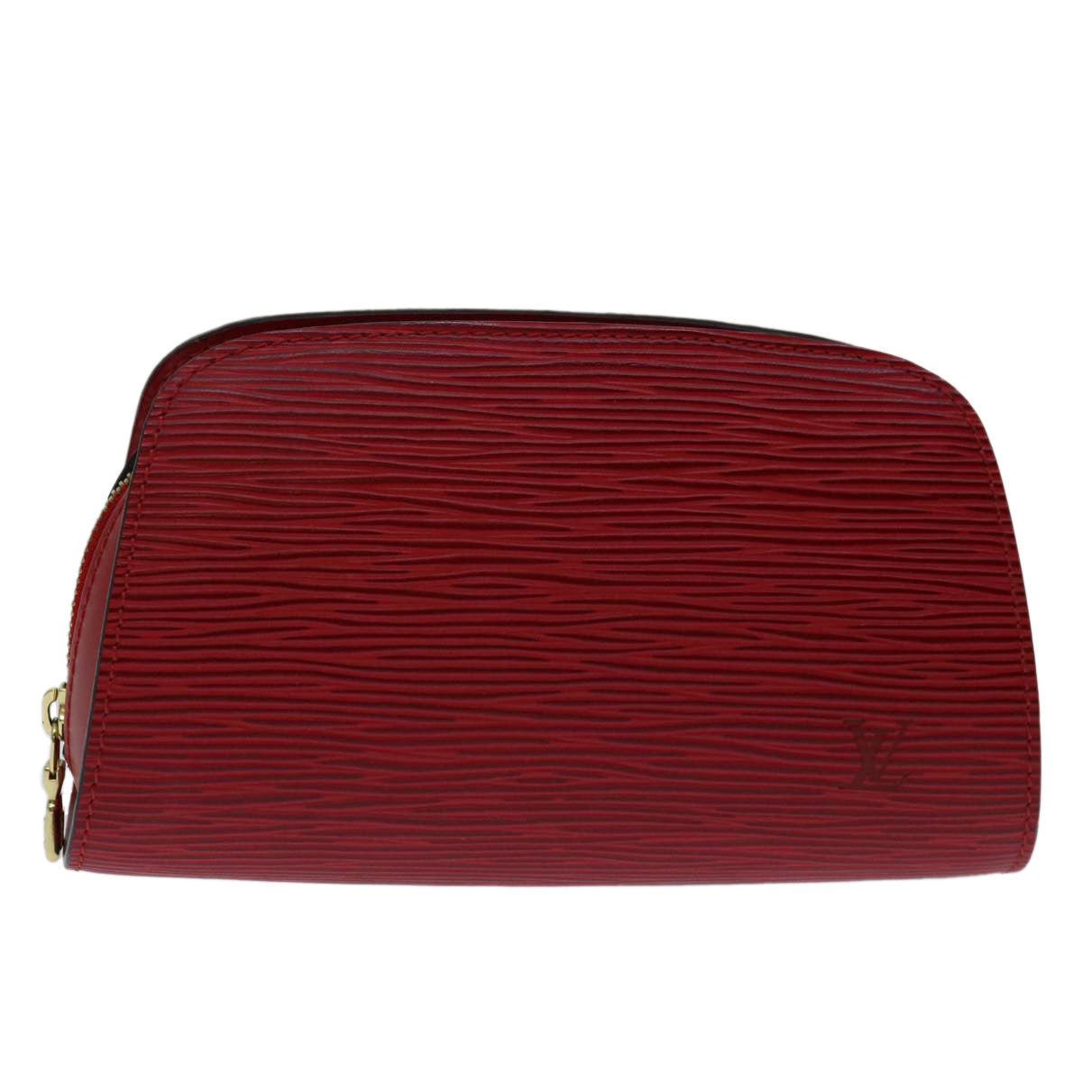 LOUIS VUITTON Epi Dauphine PM Pouch Red M48447 LV ep3876