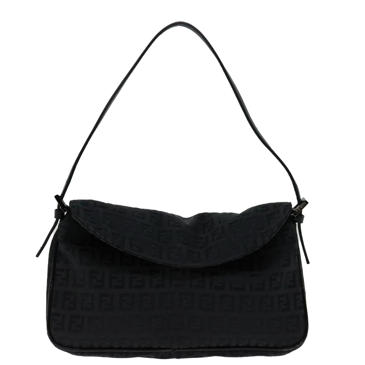 Luxury FendiZucchino Canvas Hand Bag Blackep3894
