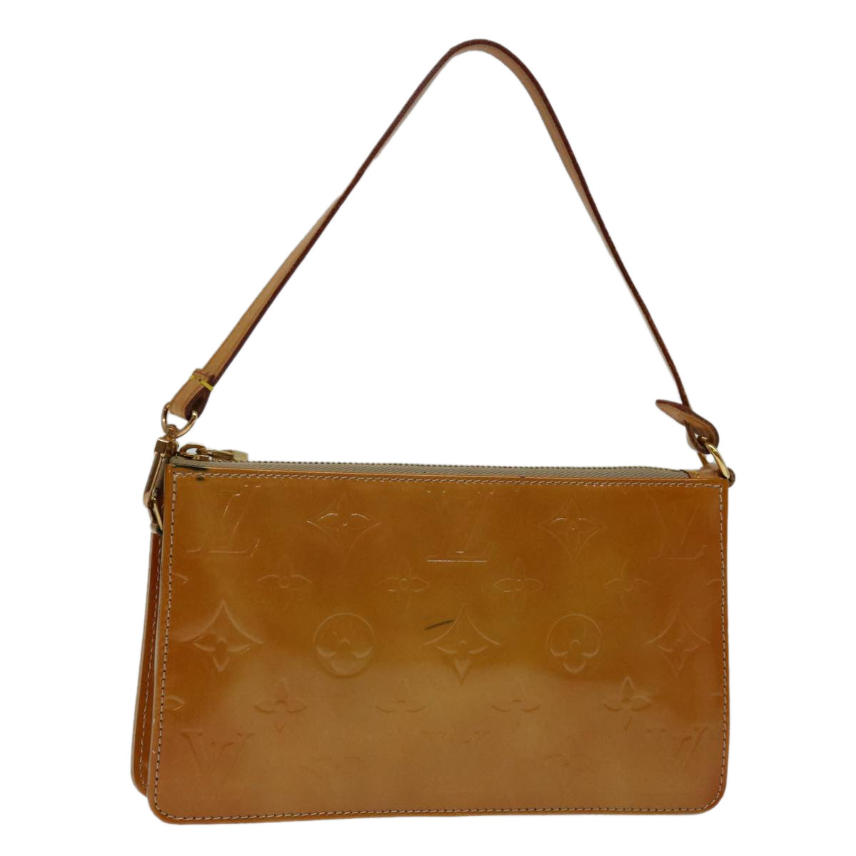 LOUIS VUITTON Monogram Vernis Lexington Pouch Beige M91010 LV ep3902