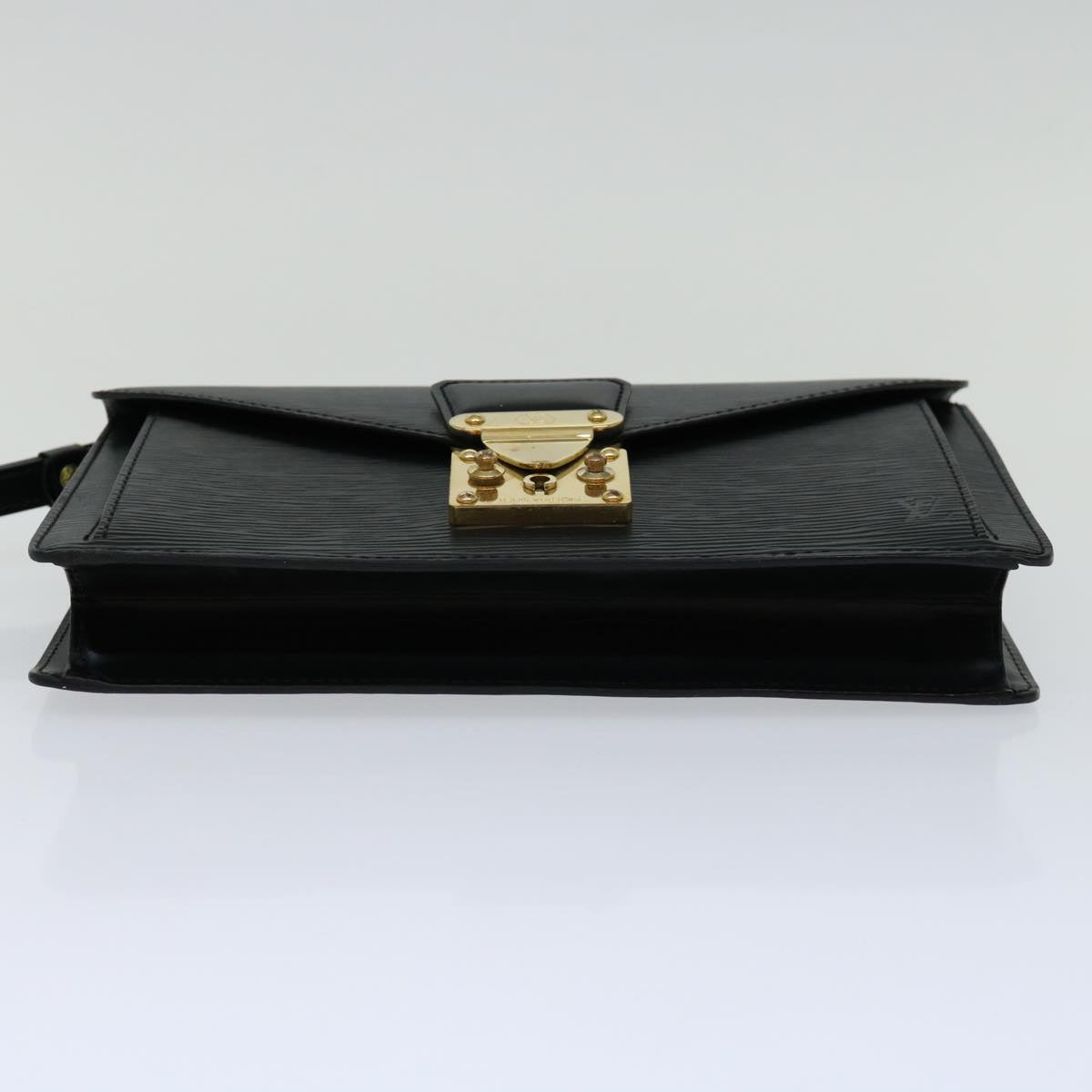 LOUIS VUITTON Epi Serie Dragonne Hand Bag Black M52612 LV ep3907
