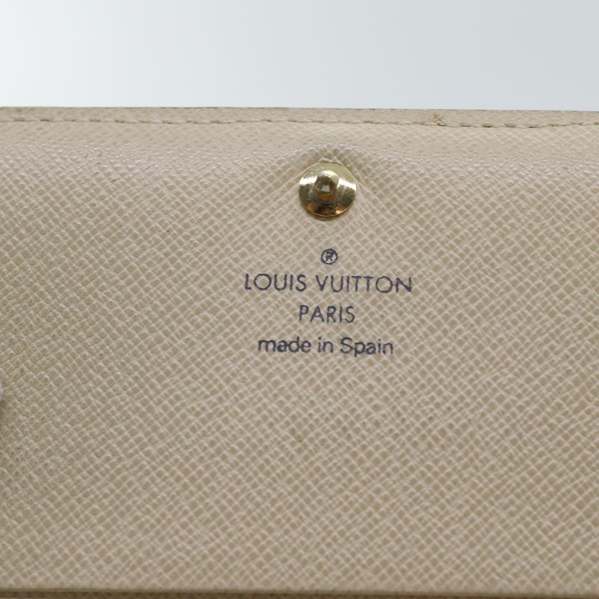 LOUIS VUITTON Damier Azur Portefeuille Tresol Wallet N61744 LV ep3925