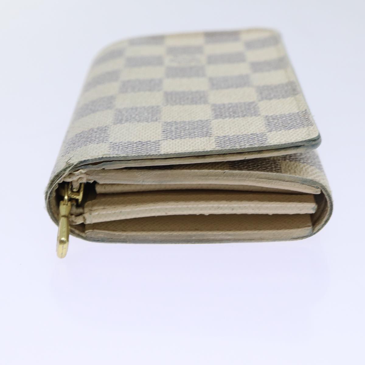 LOUIS VUITTON Damier Azur Portefeuille Tresol Wallet N61744 LV ep3925