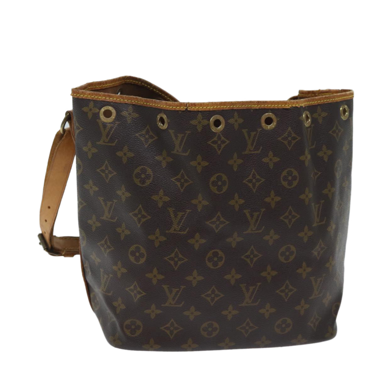 LOUIS VUITTON Monogram Petit Noe Shoulder Bag M42226 LV ep3930