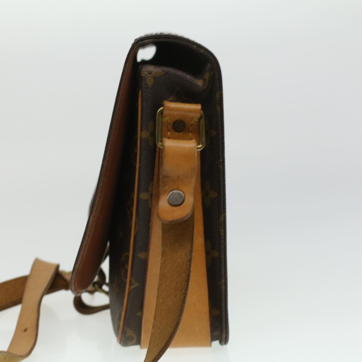 LOUIS VUITTON Monogram Cartouchiere GM Shoulder Bag M51252 LV ep397