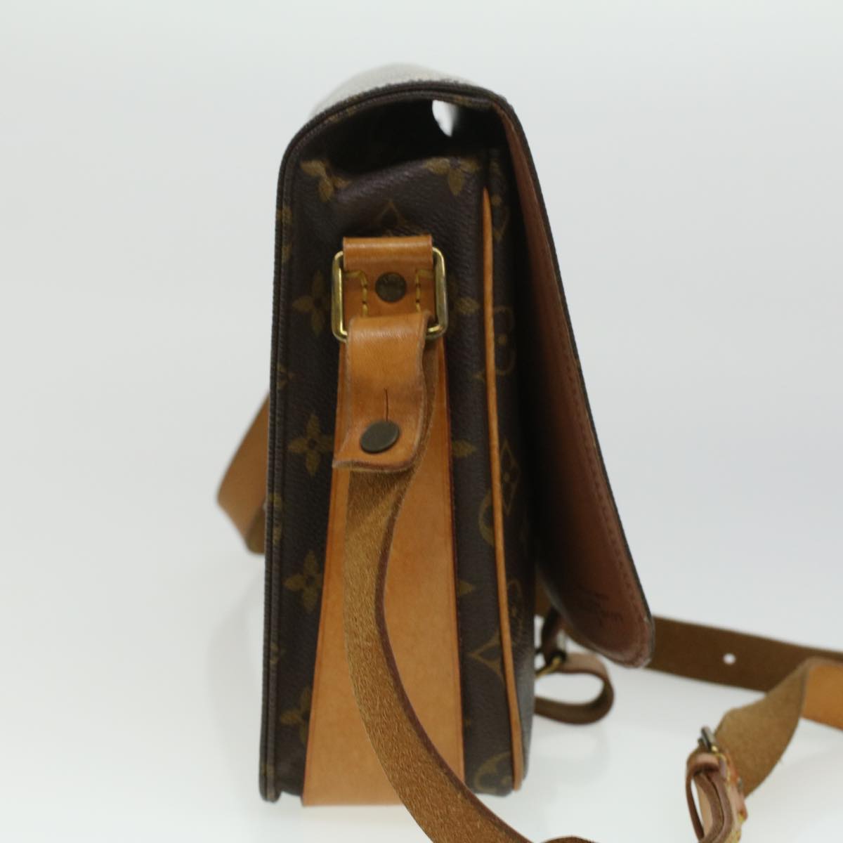 LOUIS VUITTON Monogram Cartouchiere GM Shoulder Bag M51252 LV ep397