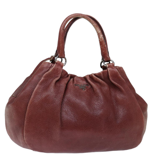 Luxury PradaTote Bag Leather Red ep3972