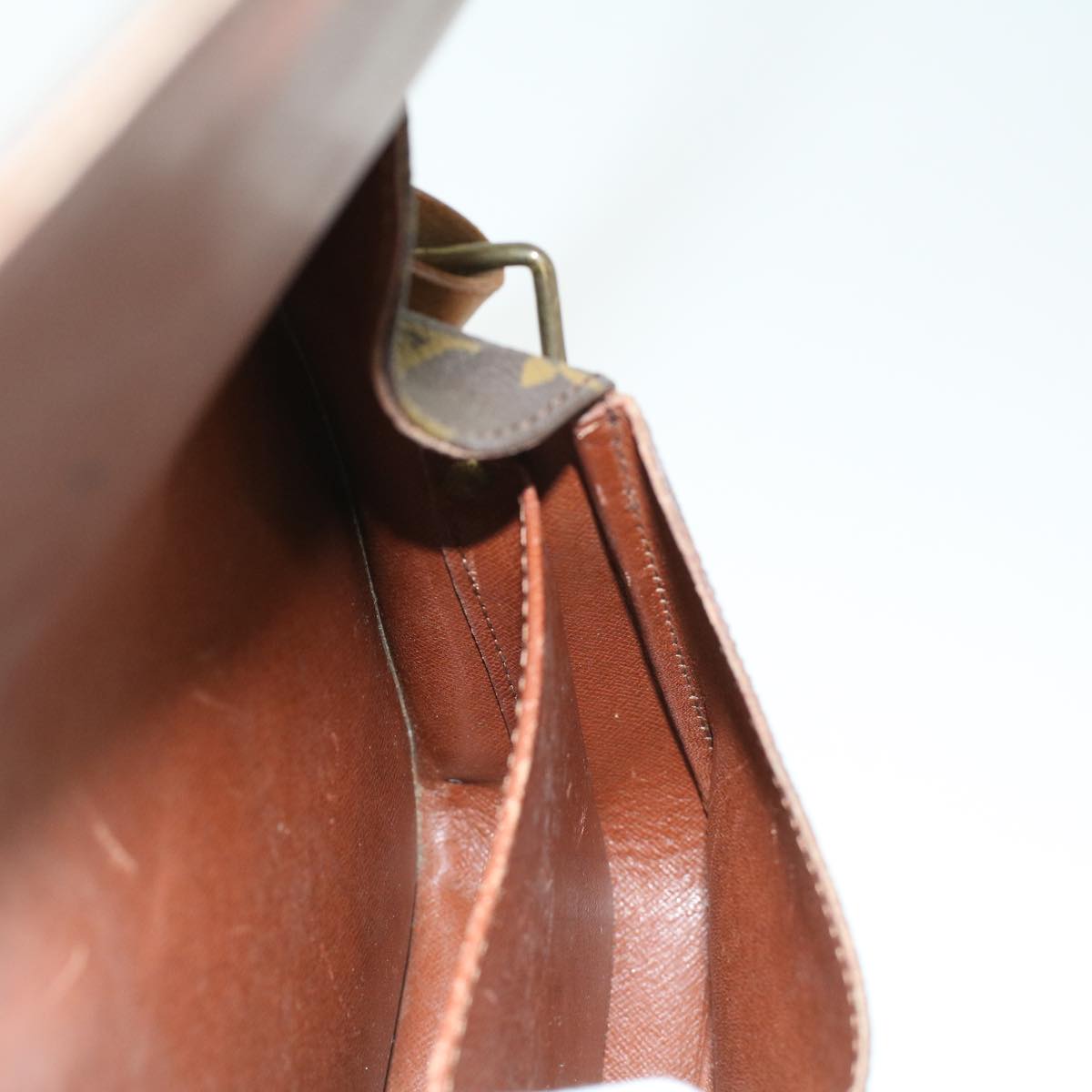 LOUIS VUITTON Monogram Cartouchiere MM Shoulder Bag M51253 LV ep405
