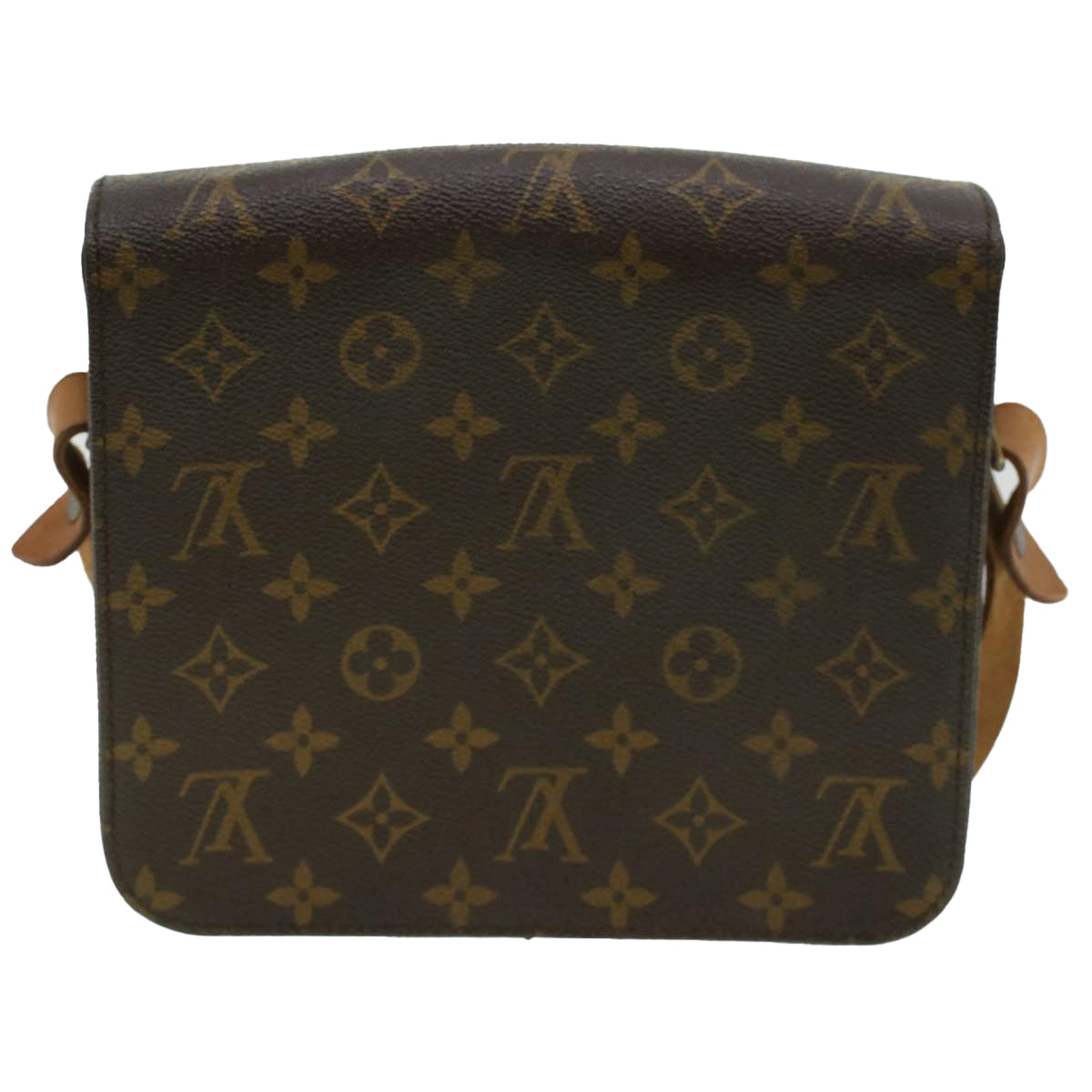 LOUIS VUITTON Monogram Cartouchiere MM Shoulder Bag M51253 LV ep405