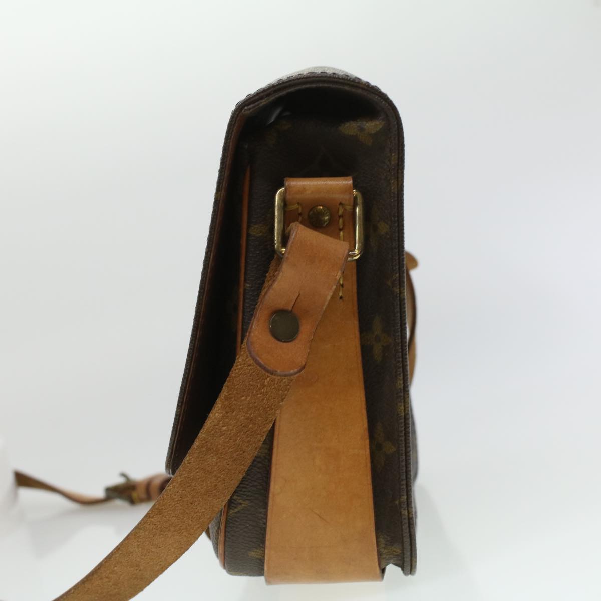 LOUIS VUITTON Monogram Cartouchiere MM Shoulder Bag M51253 LV ep405