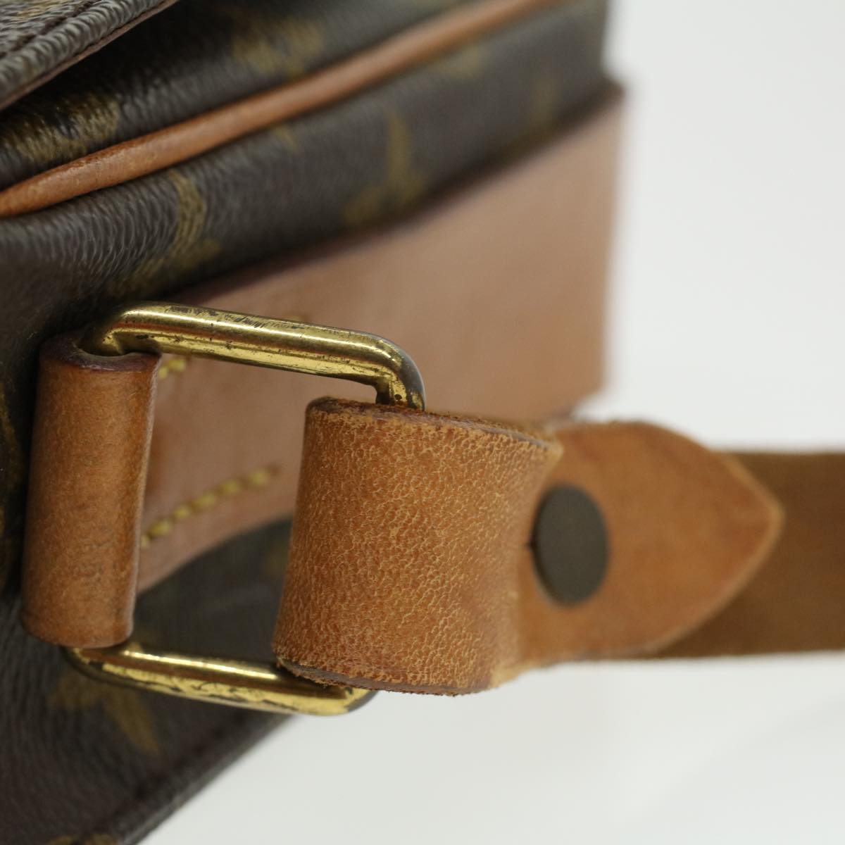 LOUIS VUITTON Monogram Cartouchiere MM Shoulder Bag M51253 LV ep405