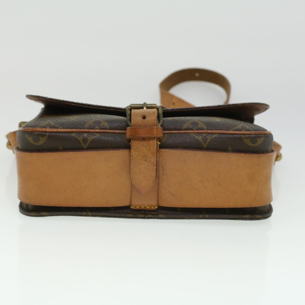 LOUIS VUITTON Monogram Cartouchiere MM Shoulder Bag M51253 LV ep405