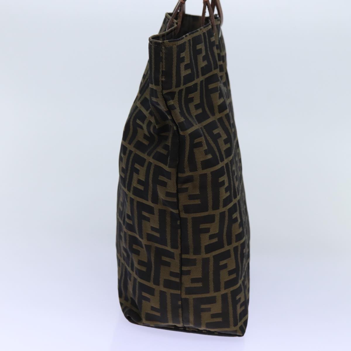 Luxury Fendi Zucca Canvas Tote Bag Black Brownep4053