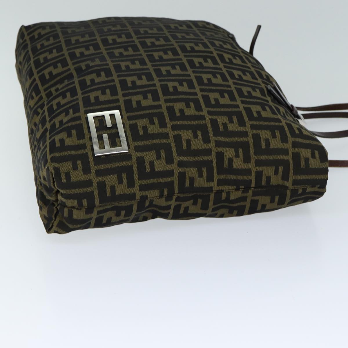Luxury Fendi Zucca Canvas Tote Bag Black Brownep4185