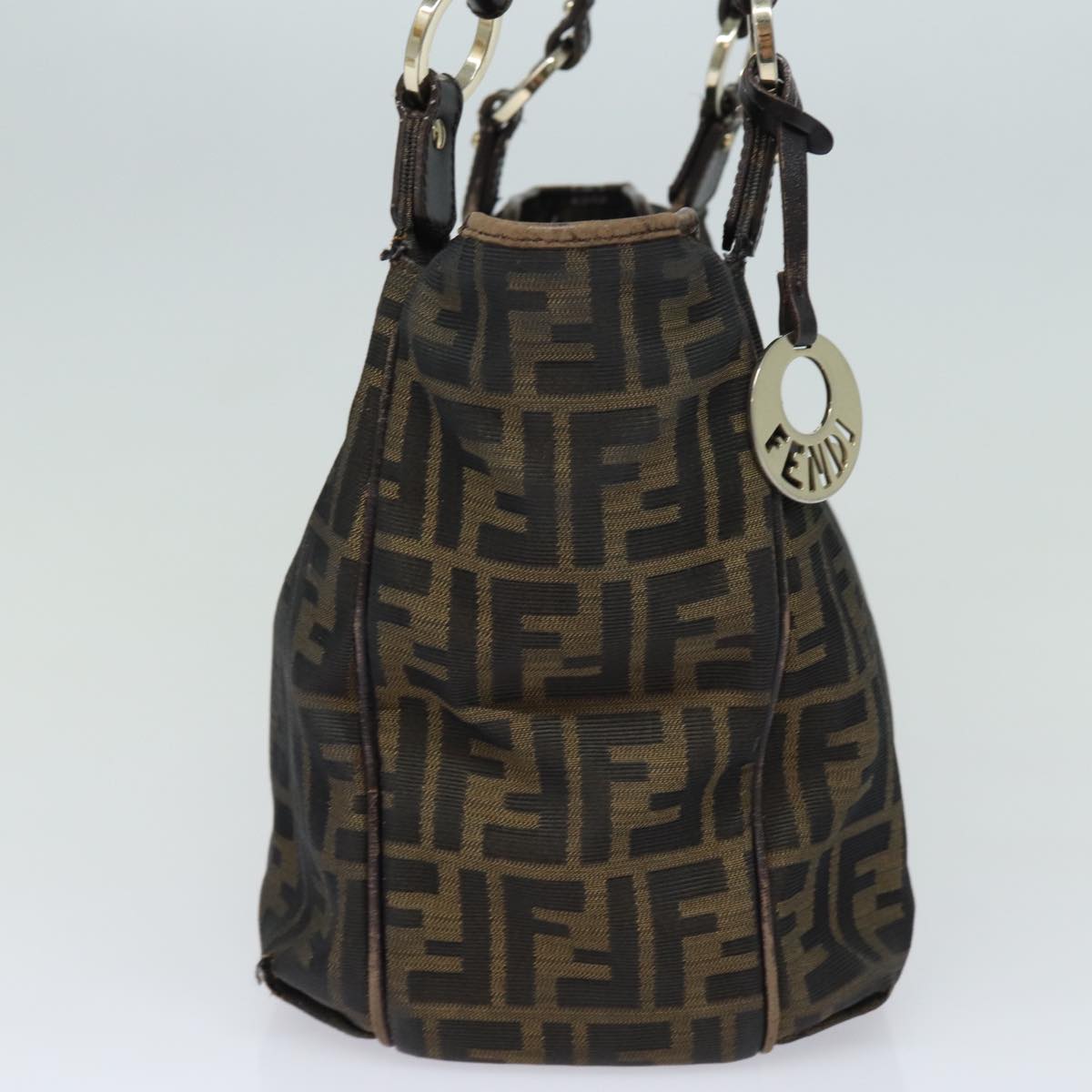 Luxury Fendi Zucca Canvas Tote Bag Brown Blackep4207