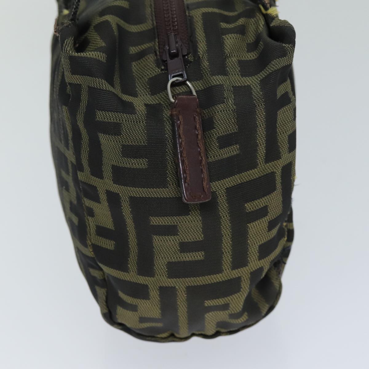 Luxury Fendi Zucca Canvas Hand Bag Black Brownep4208
