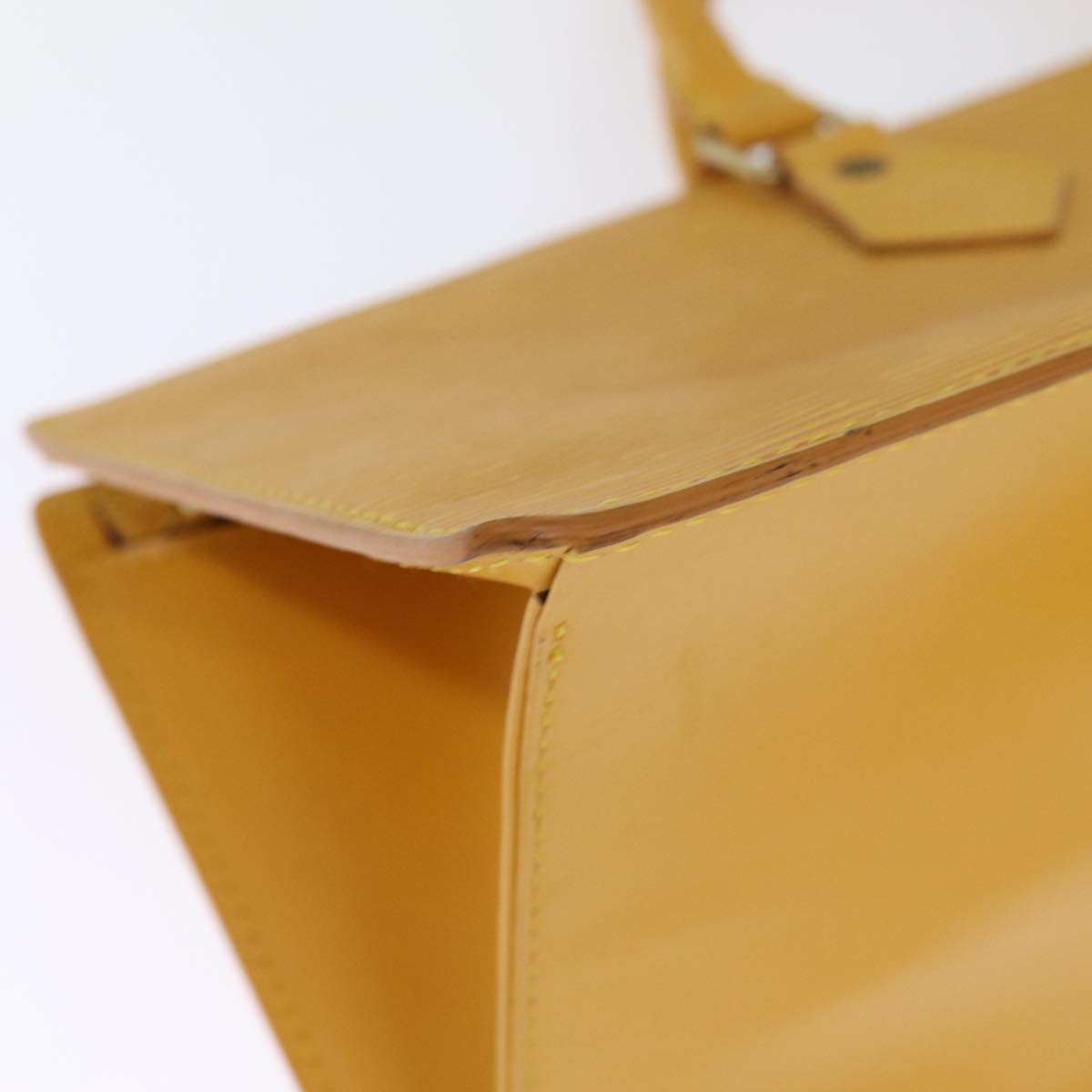 LOUIS VUITTON Epi Sac Triangle Hand Bag Yellow M52099 LV ep4217