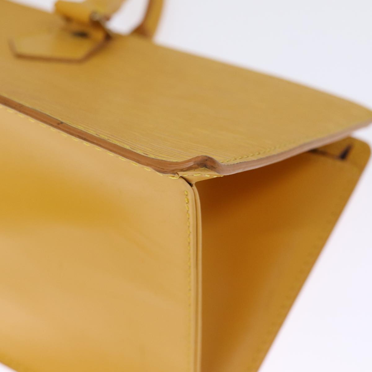 LOUIS VUITTON Epi Sac Triangle Hand Bag Yellow M52099 LV ep4217