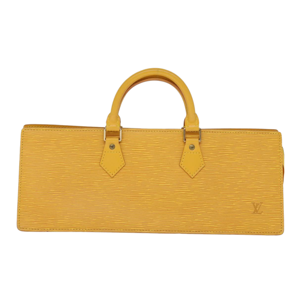 LOUIS VUITTON Epi Sac Triangle Hand Bag Yellow M52099 LV ep4217