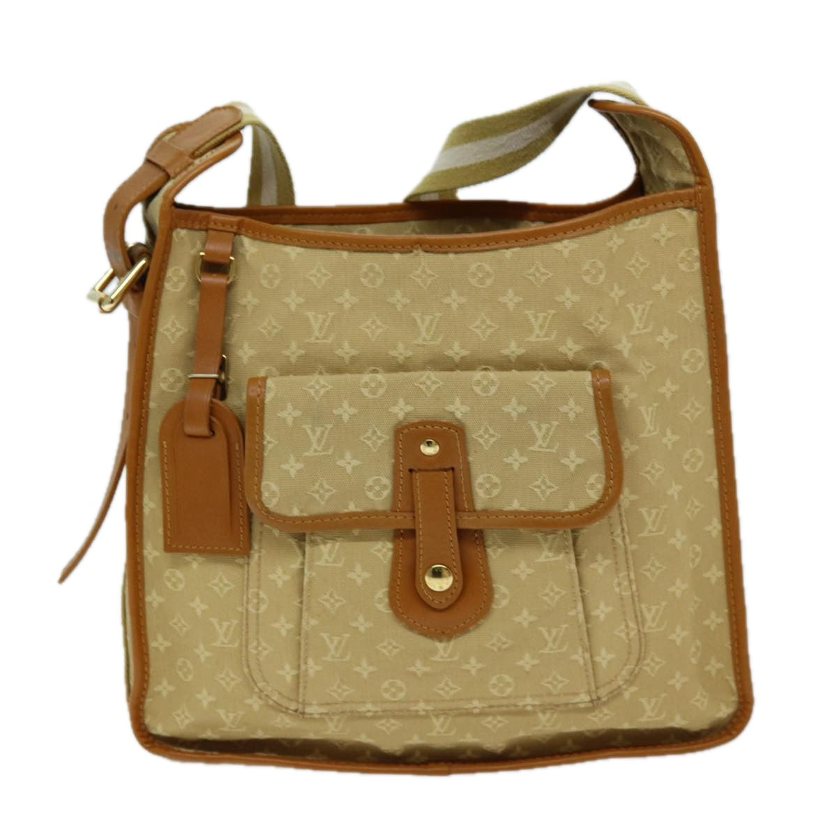 LOUIS VUITTON Monogram Mini Buzas Marie Kate Bag Beige M92323 LV ep4235