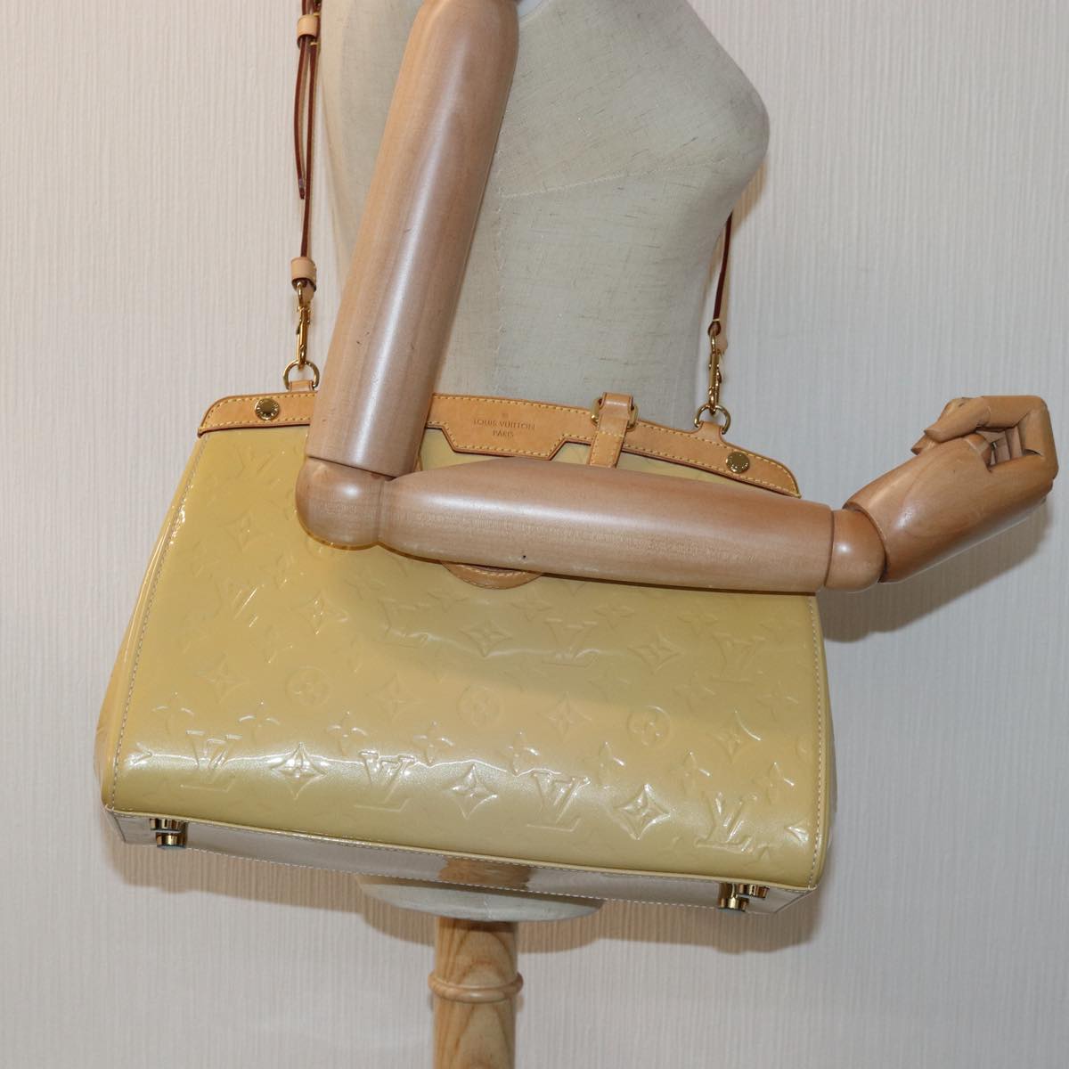 LOUIS VUITTON Monogram Vernis Blair MM Hand Bag 2way Pink M90068 LV ep4252