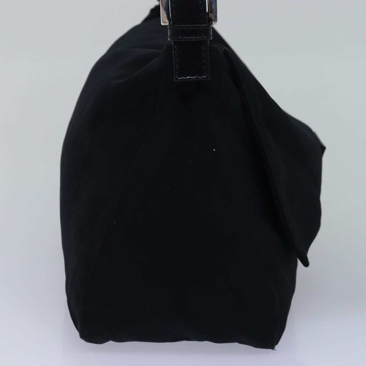 Luxury Fendi Mamma Baguette Shoulder Bag Nylon Blackep4266