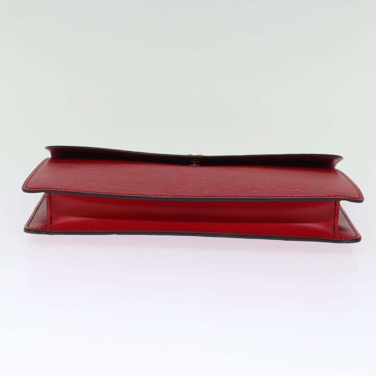 LOUIS VUITTON Epi Montaigne Clutch Bag Red M52657 LV ep4309