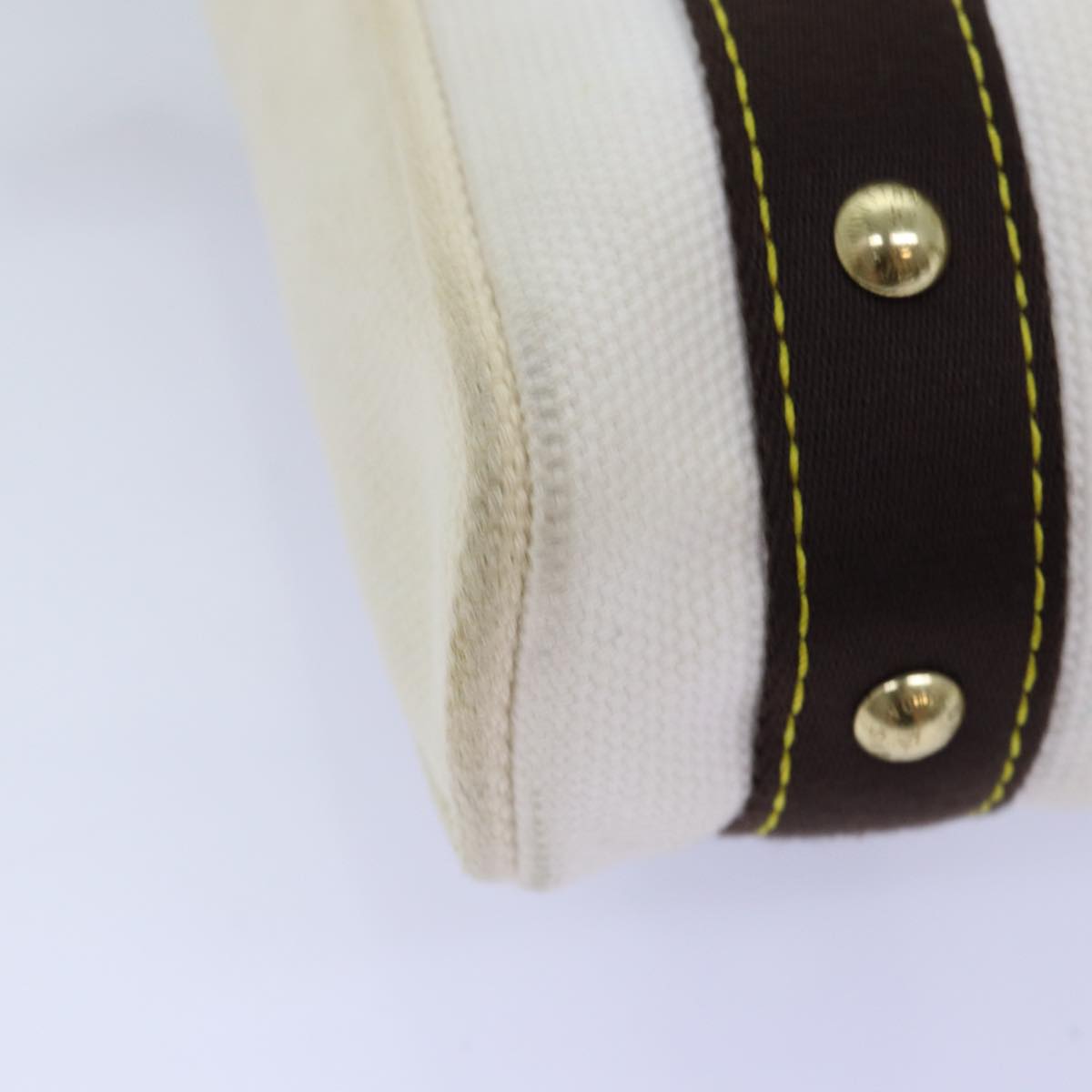 LOUIS VUITTON Antigua Cabas PM Tote Bag White Brown M40036 LV ep4310