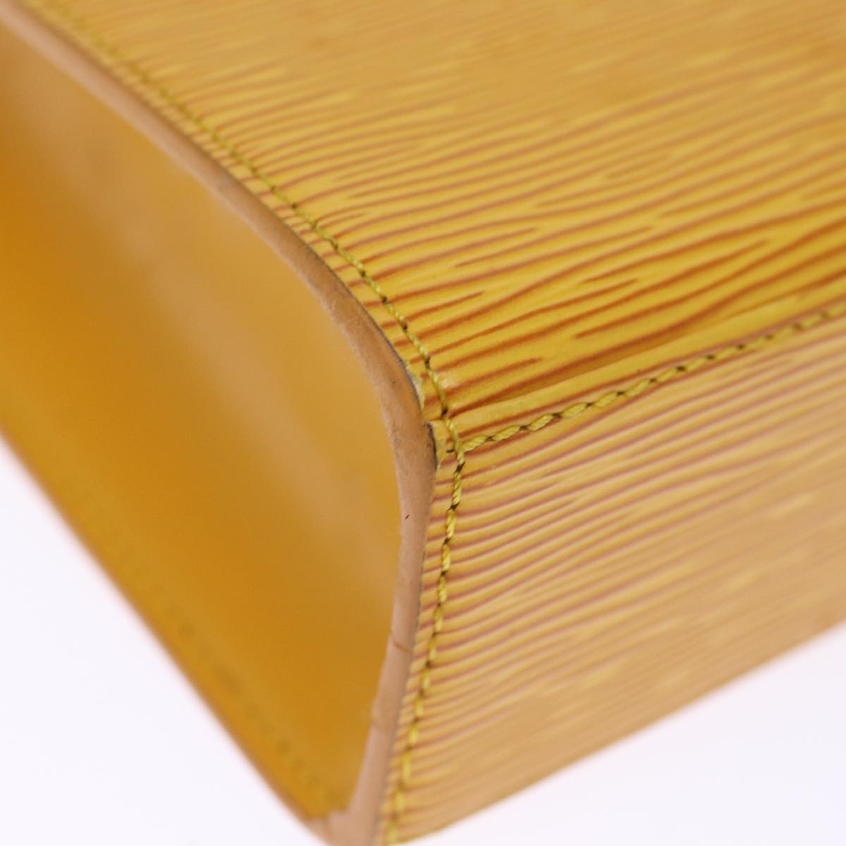 LOUIS VUITTON Epi Malesherbes Hand Bag Tassili Yellow M52379 LV ep4320